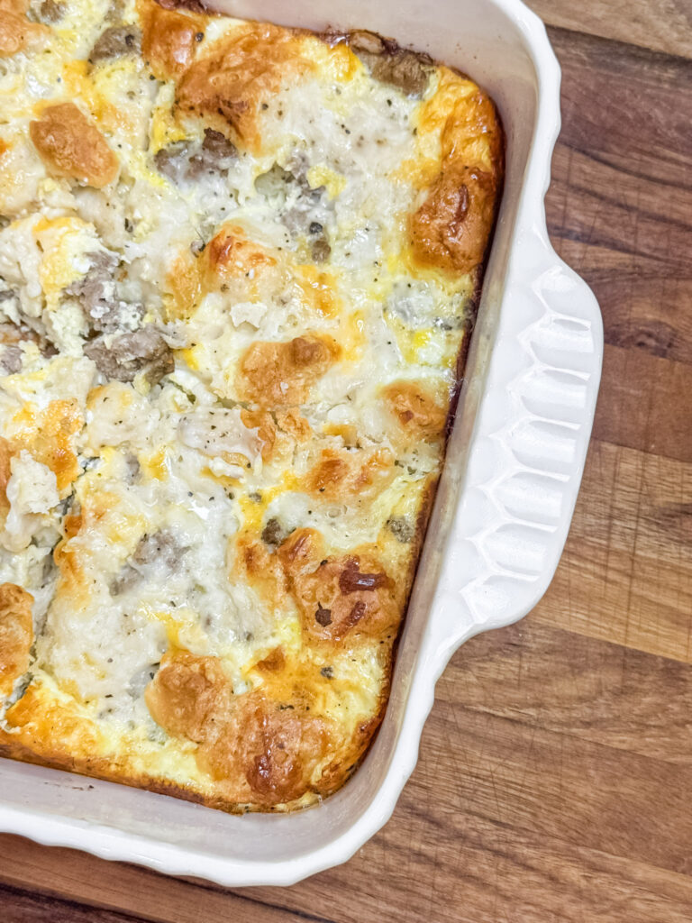 Biscuits and Gravy Casserole