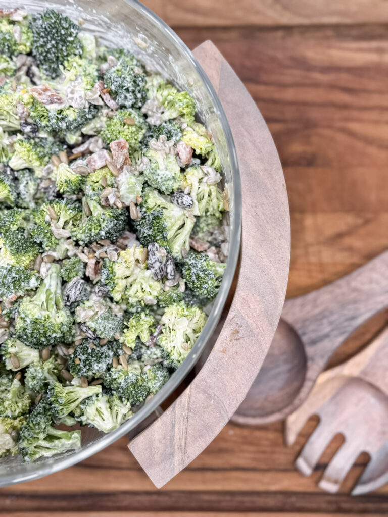 Lighter Broccoli Salad